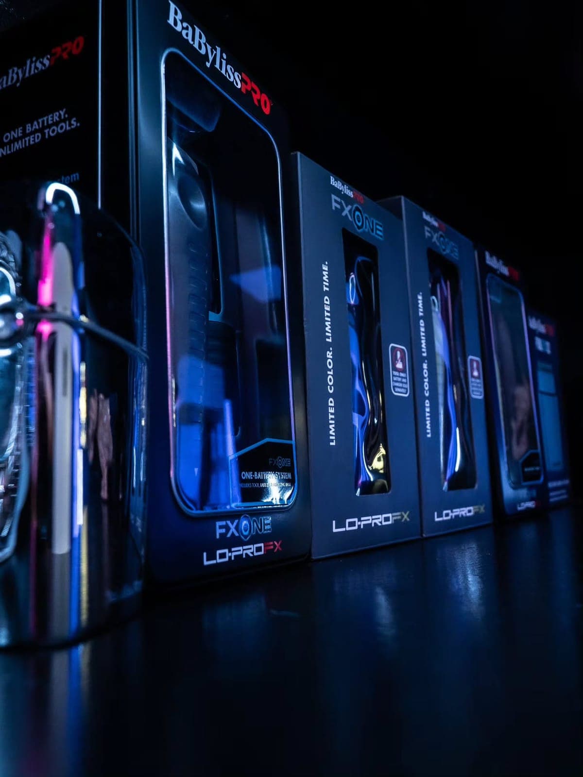 Limited edition trimmers on display